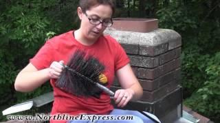 DIY Chimney Cleaning using the Brush & Rod Top Down Method