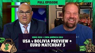 USA vs Bolivia & Euro 2024 Matchday 3 Odds Picks & Predictions