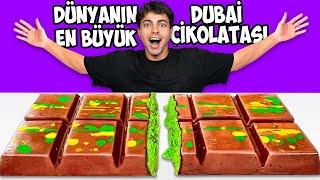 Dünyanın EN BÜYÜK DUBAİ ÇİKOLATASINI YAPTIK 