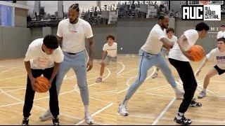 Carmelo Anthony Gets OD Physical With His Son Kiyan Training Him For The League