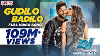 Gudilo Badilo Full VideoSong DJ Duvvada Jagannadham  Allu Arjun DSP  Hits  Aditya Music