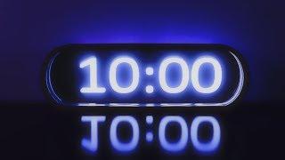 10 Minutes Countdown Timer - Blue Tech