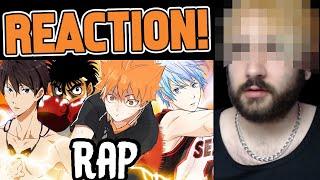 REACTION - SPORTS ANIME RAP CYPHER  RUSTAGE ft. Khantrast Zach B Breeton Boi & More