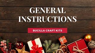 Bucilla - General Instructions