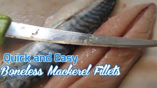 How to Prepare Mackerel for Cooking  Filleting Fish  Sea Fishing