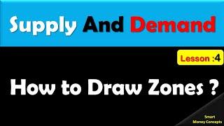 How to Draw supply and Demand zones Supply and demand zones