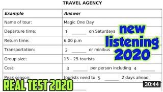 Travel agency ielts listening test 2020  campus clinic listening test  the lives of sloth listen