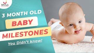 3 माह का बच्चा क्या क्या कर सकता है  3 Month Old Baby Activities Growth And Development  Mylo