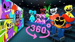 Smiling Critters 360° - CINEMA HALL  CatNap react to SMILING CRITTERS cartoon  VR360° Experience