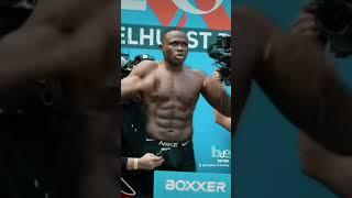 Ben Whittaker grabs Ezra Arenyeka by the throat  #boxing #britishboxer