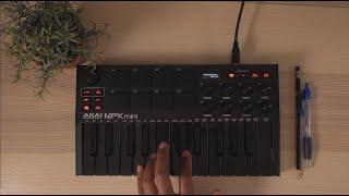 How To Make a Beat in Logic Pro X using Akai MPK Mini Mk3  Nefertiti Gold