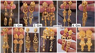 Latest ️Sui Dhaga Earrings With Price Gold Earrings Designs Gold Long Earrings Gold Earrings #29