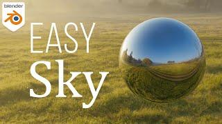 How to Add A Sky Background in Blender 2.9 Easy