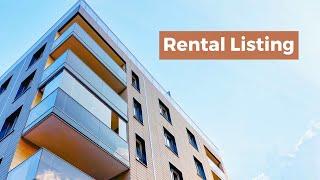 Video template - Rental Listing