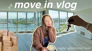 MOVING INTO MY NEW APARTMENT  setting up my new place & getting adjusted furniture shopping ep 2 