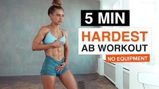 5 MIN HARDEST AB WORKOUT MUST TRY