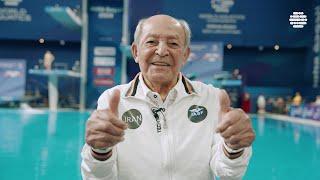 100 YEARS OLD DIVER  Taghi Asgari  Age is no barrier for Iranian diver