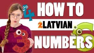 LATVIAN NUMBERS 1-10  IRREGULAR LATVIAN LESSON