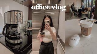 office vlog 2022  work day in the life free food kbbq