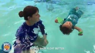 Watersafe Swim School 12 month old Swim-Float-Swimming O-FISH-L SWIM BABE *^#