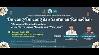 Bincang-Bincang dan Santunan Ramadhan PNJ