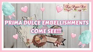  PRIMA DULCE EMBELLISHMENTS  BEADPARK DT  COME SEE 