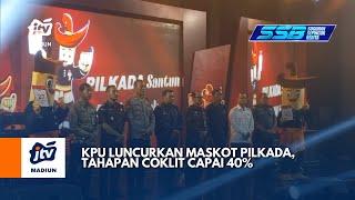 KAB MADIUN - KPU Luncurkan Maskot Pilkada Tahapan Coklit Capai 40%