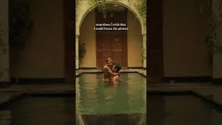 Pool kissing  Romance in pool  kissing scene️ #kiss #rommance #couple #cute #shorts #pool #travel