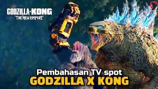 GODZILLA DIBANTING SHIMU KEKUATAN PETIR KONG  Godzilla x Kong All TV spot