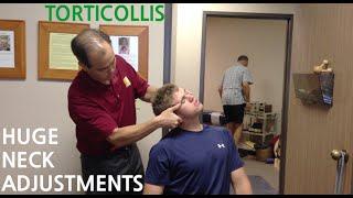 EXTREME neck pain & TORTICOLLIS are GONE with HUGE NECK ADJUSTMENTs @SoCalChiropractic