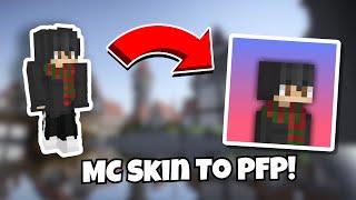 How To Make Profile Picture Using Minecraft Skin