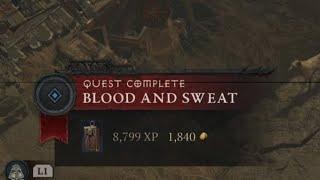 DIABLO 4 Blood and sweat