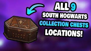 All 9 Collection Chest Locations in The South Hogwarts Region in Hogwarts Legacy STEP-BY-STEP