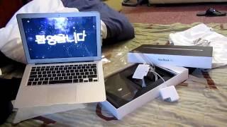 Apple Air MAC 13 Unboxing and demo