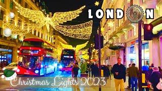 LONDON LIGHTS 2023AN EXTRAORDINARY CHRISTMAS LIGHTS AT THE LUXURIOUS STREETS OF LONDON 