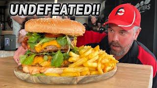 Can I Be First to Win Shifters’ Undefeated Monster Belgian Burger Challenge in Roeselare??