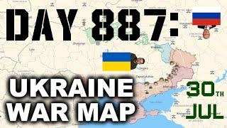Day 887 Ukraïnian Map