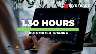 Automated Trading for 1.3 hours with 1-Minute Strategy from ChatGPT4 using Autobot Trading Software