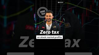 Zero tax on stock market profits #shorts