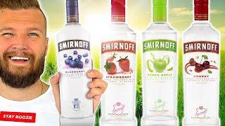We Try EVERY Flavor Of Smirnoff Vodka