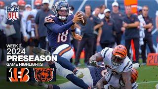 Cincinnati Bengals vs. Chicago Bears  2024 Preseason Week 2 Game Highlights