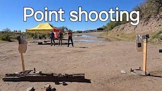 Point Shooting Fun in the desert