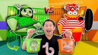 Disgust vs Anxiety Barry’s Prison Run sa ROBLOX DALAWANG UTUTIN