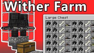 Wither Skull Farm  110+hr   Minecraft 1.20