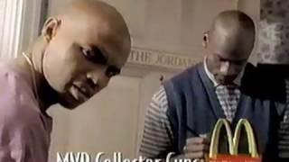 McDonalds commercial wCharles Barkley and Michael Jordan - 1995