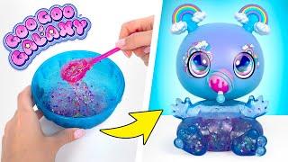 Boneka Goo Goo Galaxy  Paket DIY Slime & Glitter - Buat Suapkan Isi & Isi Lagi