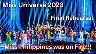 Miss Universe  2023 Final Rehearsal Michelle Dee Killing it