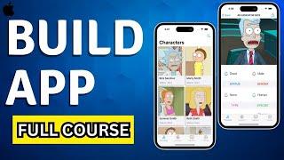 Build iOS App Full Course  Rick & Morty App  2023  Swift