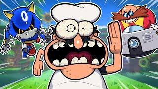 Can I Beat a SONIC Game as Peppino Spaghetti?