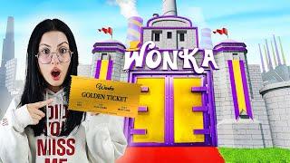 ALTIN BİLETİ KAZANDIM   CHARLIENİN ÇİKOLATA FABRİKASINA GİDİYORUM    WONKA ROBLOX  EYLÜL LAL